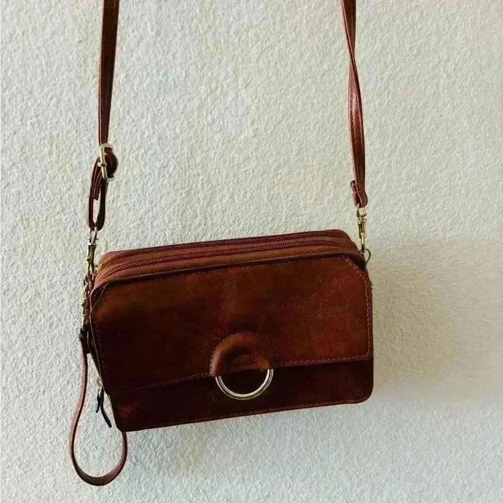 Bueno Brown Crossbody Bag